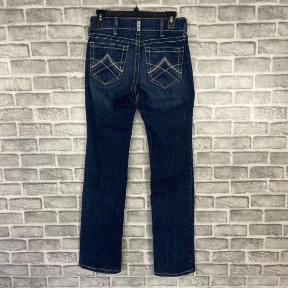 Ariat Jeans Ariat Real Denim Straight Icon Jeans Womens 27r Stretch
